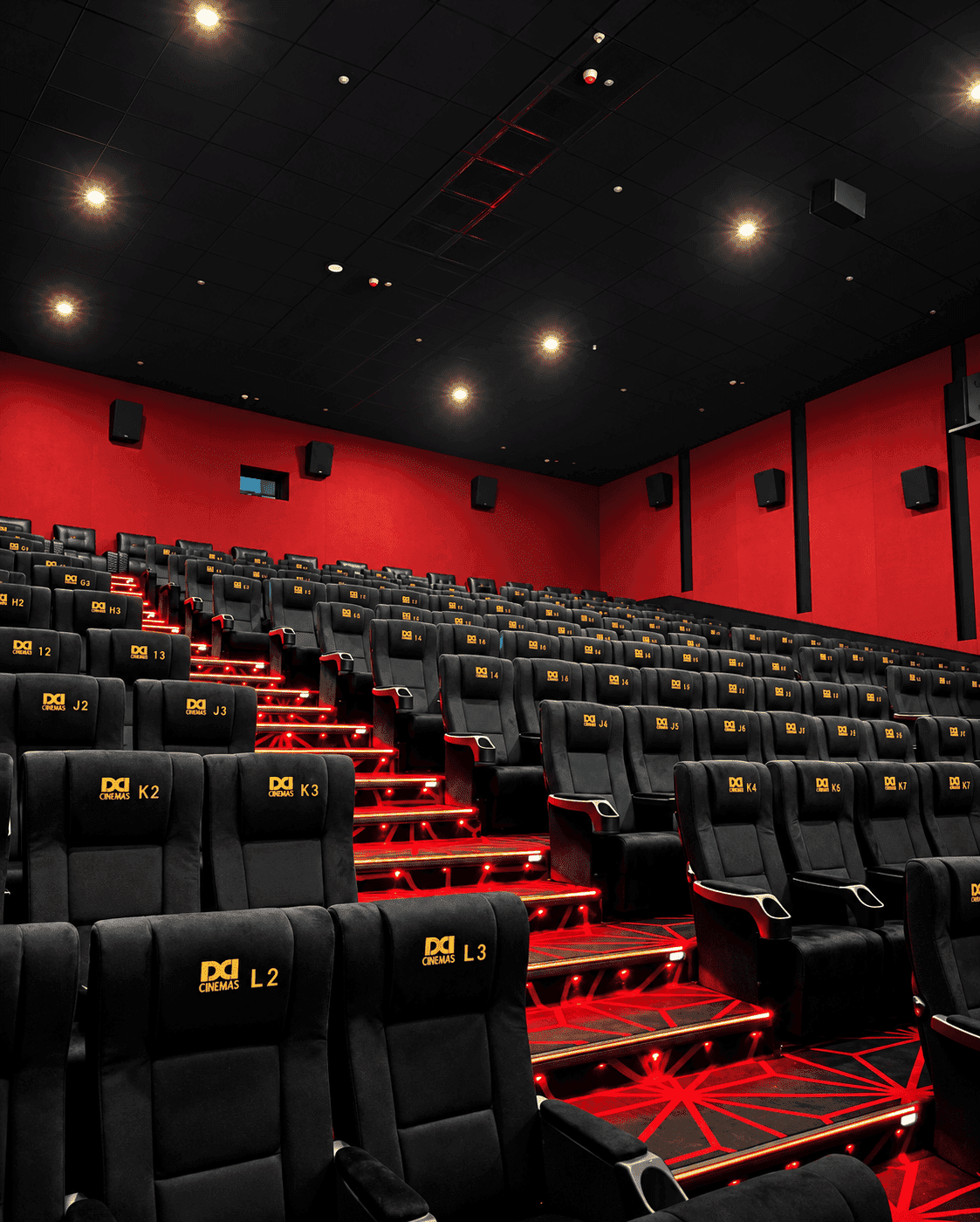 DD Cinemas auditorium interior