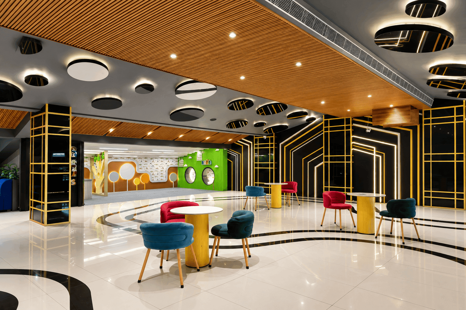 DD Cinemas kids' zone lobby